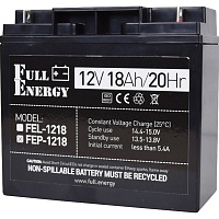 Аккумулятор Full Energy FEP-1218 AGM 12V (12V/18Ah/216Wh)