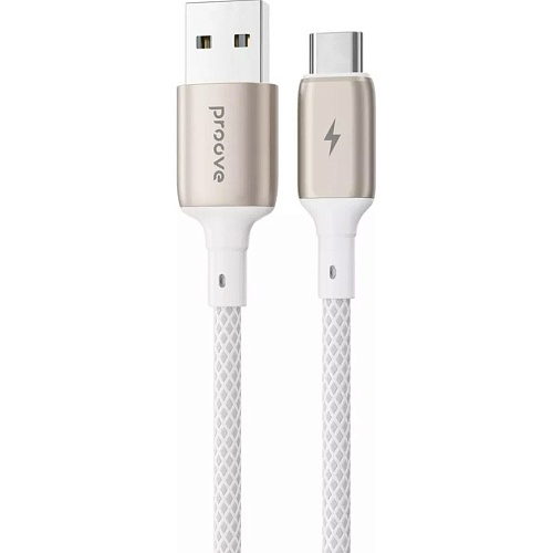 Кабель Proove Dense Metal USB-A to USB-С 1m White (CCDM20001202)