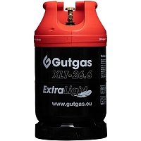 Бытовой газовый баллон Gutgas ExtraLight XLT-26.6 (GAXL2622) Бытовой газовый баллон Gutgas ExtraLight XLT-26.6 (GAXL2622)