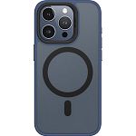 Чехол Blueo Frosted Anti-Drop with MagSafe для Apple iPhone 15 Pro Max Dark Blue (BK5934-I15PMDB)