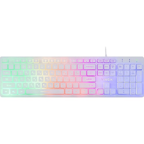 Клавиатура Vinga KB410 White