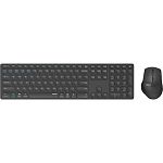 Комплект (клавіатура + миша) Rapoo 9800M Dark Grey