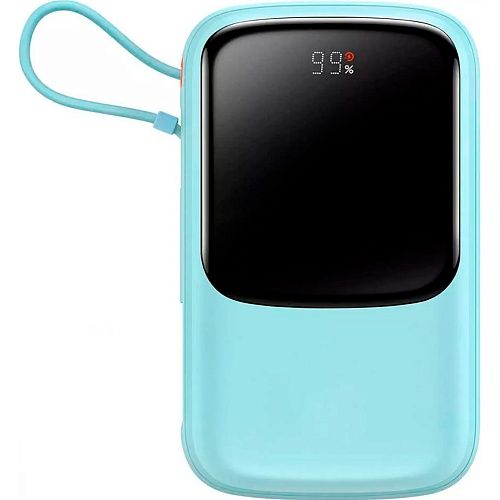 Внешний аккумулятор Baseus Qpow Digital Display 10000mAh 15W Blue (PPQD050003)