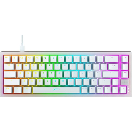 Клавиатура Xtrfy K5 68 keys RGB Kailh Red White UA (K5-RGB-CPT-TPWHITE-R-UKR)