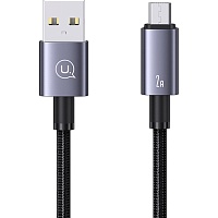 Кабель Usams US-SJ668 USB-A to Micro-USB 2A 1.2m Tarnish Кабель Usams US-SJ668 USB-A to Micro-USB 2A 1.2m Tarnish