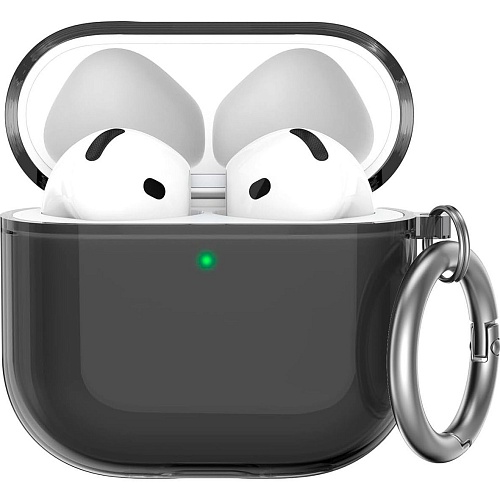 Чохол AhaStyle Transparent TPU Silicone Case для AirPods 4 Black - придбати в Дніпрі, Україні: ціна, характеристики | інтернет-магазин TOUCH