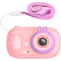 Детская фотокамера Hoco DV205 Dual Сamera Pink