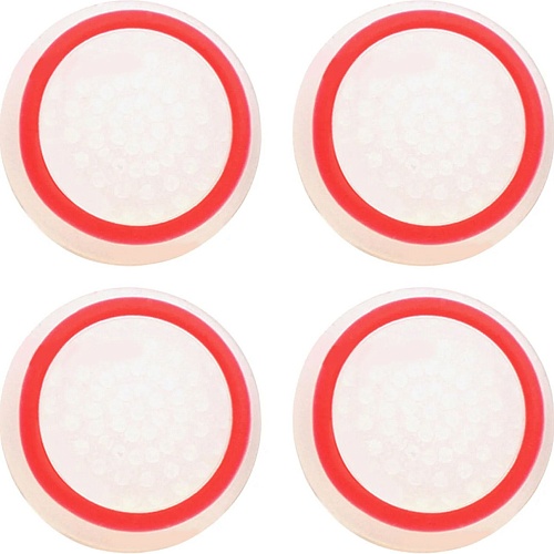 Накладки на стики Thumb Grips 4-pack для PS4/PS5/Xbox White Red