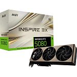 Видеокарта MSI GeForce RTX 5080 INSPIRE 3X OC 16G (G5080-16I3C) EU 