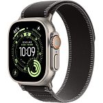 Смарт-часы Apple Watch Ultra 3 49mm Natural Titanium Case with Black/Charcoal Trail Loop S/M (MF1V4+MFT84)