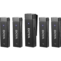 Беспроводная микрофонная система четырехканальная Boya BY-W4