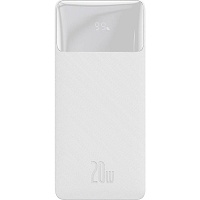 Внешний аккумулятор Baseus Bipow Overseas 20W 10000mAh White (PPBD050502)