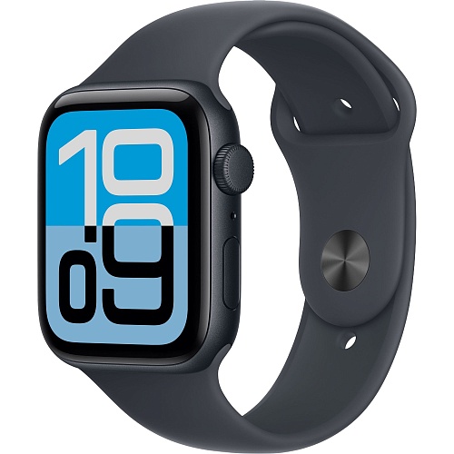 Смарт-годинник Apple Watch SE 3 GPS 44mm Midnight Aluminum Case with Midnight Sport Band M/L (MEHQ4) - придбати в Дніпрі, Україні: ціна, характеристики | інтернет-магазин TOUCH