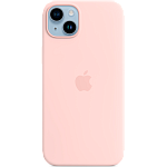 Чехол Silicone Case с MagSafe для Apple iPhone 14 Plus (Chalk Pink) ААА