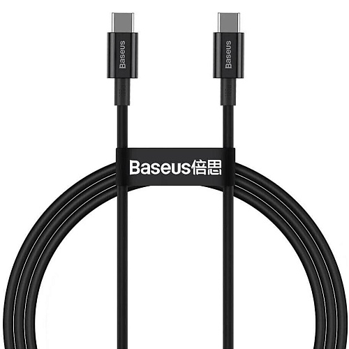 Кабель Baseus Superior Series Fast Charging USB-C to USB-C 100W 1m Black (CATYS-B01)