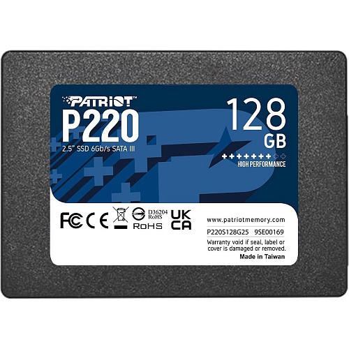 SSD накопитель Patriot P220 128GB (P220S128G25)