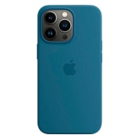 Чехол Silicone Case с MagSafe для Apple iPhone 13 Pro (6.1) Blue Jay ААА