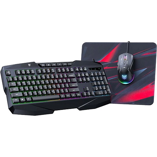 Комплект (клавиатура + мышь + коврик) Onikuma TZ3006 Black