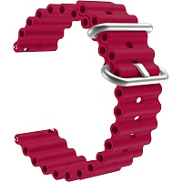 Універсальний ремінець для смарт-годинників Ocean Band 22mm Wine Red - придбати в Дніпрі, Україні: ціна, характеристики | інтернет-магазин TOUCH Універсальний ремінець для смарт-годинників Ocean Band 22mm Wine Red - придбати в Дніпрі, Україні: ціна, характеристики | інтернет-магазин TOUCH