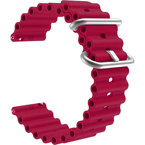 Універсальний ремінець для смарт-годинників Ocean Band 22mm Wine Red - придбати в Дніпрі, Україні: ціна, характеристики | інтернет-магазин TOUCH