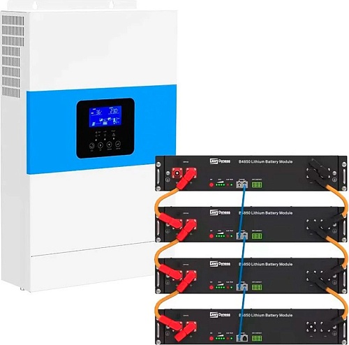 Гібридний сонячний інвертор Daxtromn SC-HFK-5500-48 + АКБ 4 x Dyness B4850 LiFePO4 9600Wh - придбати в Дніпрі, Україні: ціна, характеристики | інтернет-магазин TOUCH