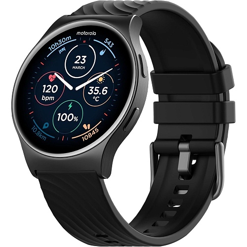 Смарт-часы Motorola Moto Watch 120 Phantom Black (MOSWZ120-PB)