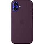 Чехол Apple Silicone Case with MagSafe для iPhone 16 Plus Plum (MYYD3ZM/A)