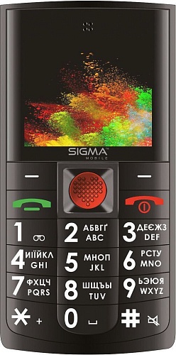 Мобильный телефон Sigma mobile Comfort 50 SOLO (Black) UA-UCRF
