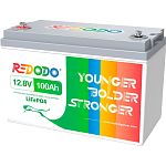 Акумулятор Redodo LiFePO4 12V (12.8V/100Ah/1280Wh) (BMS 100A/100A)