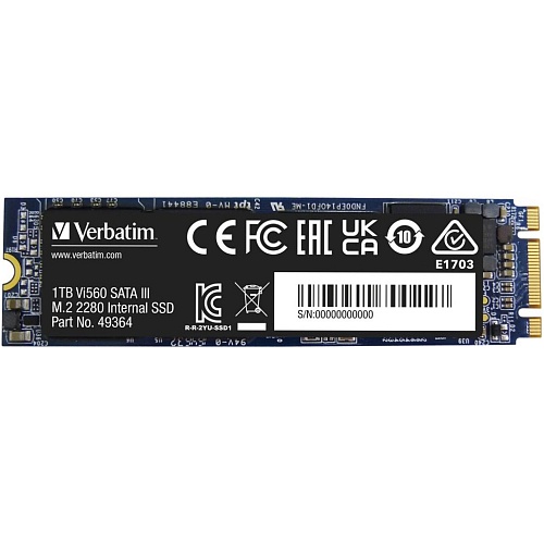 SSD накопичувач Verbatim Vi560 S3 1TB (49364) - придбати в Дніпрі, Україні: ціна, характеристики | інтернет-магазин TOUCH