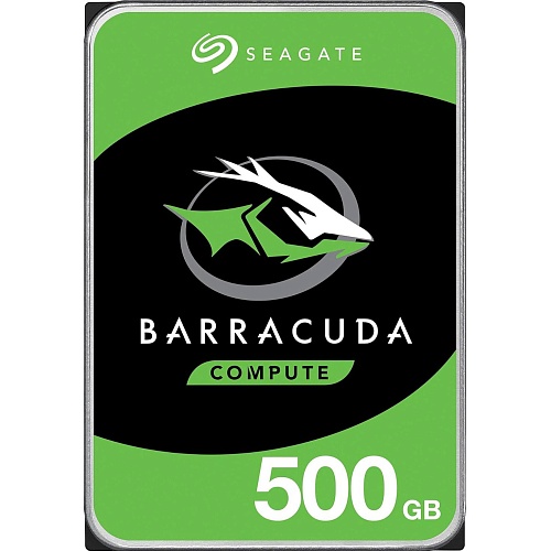 Жесткий диск 3.5" Seagate BarraCuda 500GB SATA 32MB (ST500DM009)