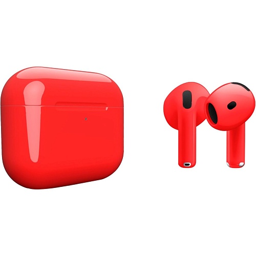 Навушники Apple AirPods 4 Red Gloss (MXP63) - придбати в Дніпрі, Україні: ціна, характеристики | інтернет-магазин TOUCH