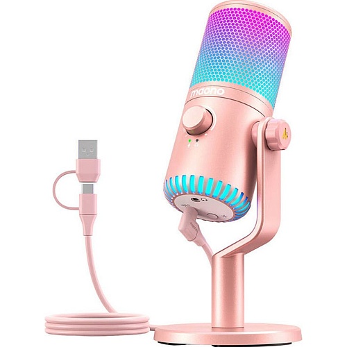 Мікрофон Maono DM30 RGB Pink - придбати в Дніпрі, Україні: ціна, характеристики | інтернет-магазин TOUCH