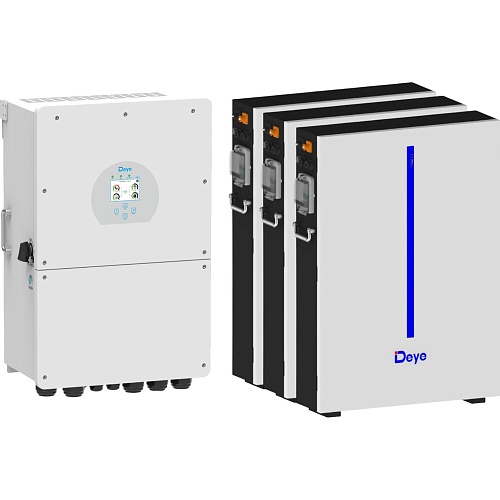 Система зберігання енергії Deye SUN-16K-SG01LP1 16kW + 3 АКБ RW-M6.1-B 18.4 kWh (51.2V/120Ah/6144Wh) - придбати в Дніпрі, Україні: ціна, характеристики | інтернет-магазин TOUCH