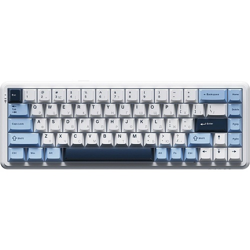 Клавиатура Ajazz AK680 MAX Magnetic Switch Blue/White/Dark Blue (AK680-M-BWD-A)