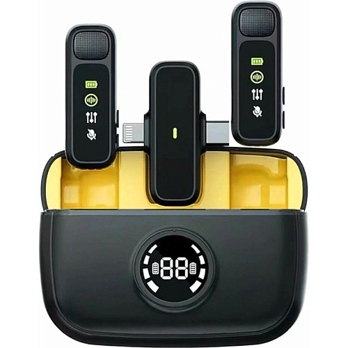 Микрофонная радиосистема WiWU Wi-WM003 USB-C + Lightning