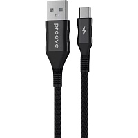 Кабель Proove Braided Scout USB-A to Micro USB 2.4A 1m Black (CCBS20001301) Кабель Proove Braided Scout USB-A to Micro USB 2.4A 1m Black (CCBS20001301)