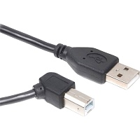 Кабель Cablexpert USB 2.0 AM/BM 1.8m Black (CCP-USB2-AMBM90-6)