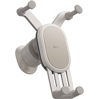 Автодержатель с беспроводной зарядкой Baseus Stable Gravitational Wireless Charging Car Mount Pro Creamy White (SUWX030002)