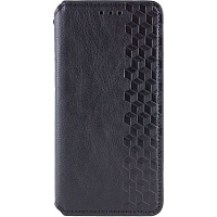 Чехол-книжка Getman Cubic Cover Case для Redmi 13 4G / Poco M6 4G Black Чехол-книжка Getman Cubic Cover Case для Redmi 13 4G / Poco M6 4G Black
