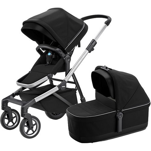 Детская коляска Thule Sleek Aluminum/Midnight Black (11000007)