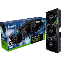 Видеокарта Palit GeForce RTX 5080 GamingPro OC 16GB (NE75080S19T2-GB2031A) EU