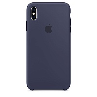 Чохол Silicone Case для Apple iPhone XS Max (Midnight Blue) ААА - придбати в Дніпрі, Україні: ціна, характеристики | інтернет-магазин TOUCH