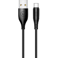 Кабель Usams U18 Round USB-A - USB-C 2A 1m Black (US-SJ267)