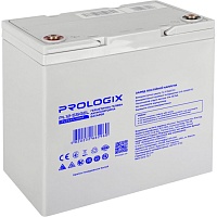 Аккумулятор Prologix GEL 12V (12V/55Ah/660Wh) (PL12-55GEL) Аккумулятор Prologix GEL 12V (12V/55Ah/660Wh) (PL12-55GEL)