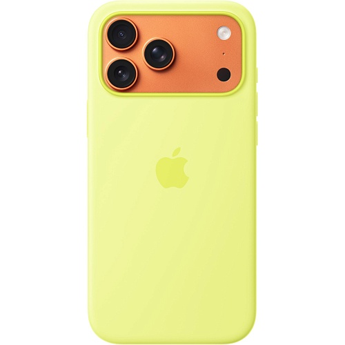 Чохол Silicone Case with Button, Animation & MagSafe для Apple iPhone 17 Pro Max Neon Yellow AAA - придбати в Дніпрі, Україні: ціна, характеристики | інтернет-магазин TOUCH