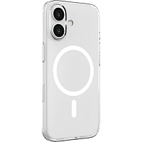 Чехол iLera GhostCase Camera Button with MagSafe для Apple iPhone 17 Transparent (ILGCAClCaBk17)