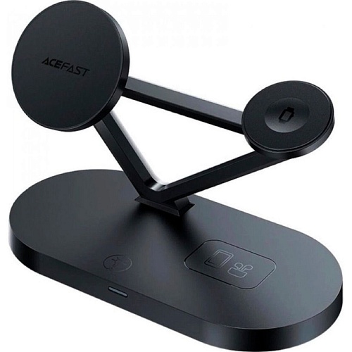Беспроводное зарядное устройство Acefast E9 Desktop 3in1 Black 