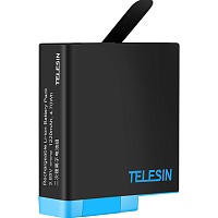 Аккумулятор Telesin 1220mAh для GoPro 8/7/6/5 (GP-BTR-801) Аккумулятор Telesin 1220mAh для GoPro 8/7/6/5 (GP-BTR-801)