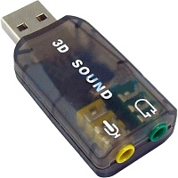 Звуковая карта Dynamode USB-SOUNDCARD 2.0 Black Звуковая карта Dynamode USB-SOUNDCARD 2.0 Black